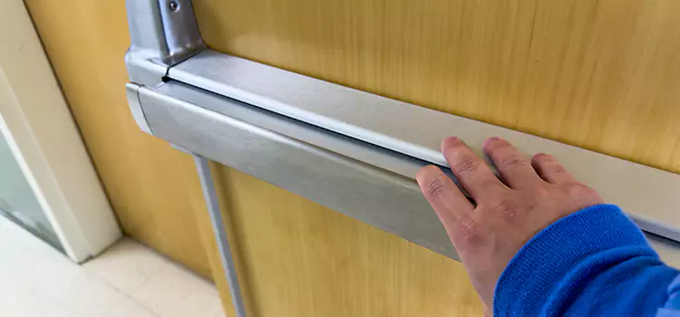 Installing a Push Bar on a Door Vernon Hills